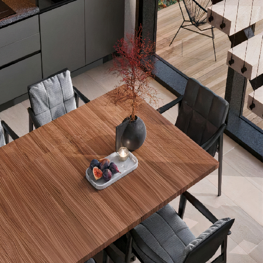 Essbereich Renovation – Boden und Innenausbau